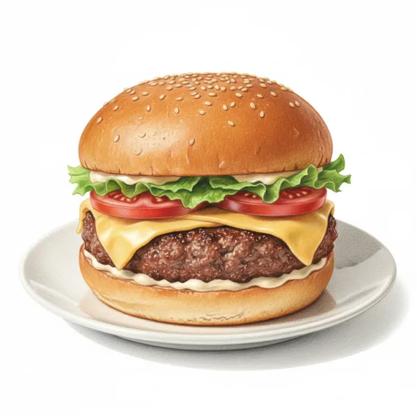 Cheeseburger fatto in casa