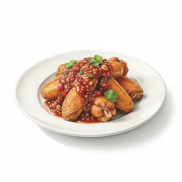 Molho picante para asas e asas de frango