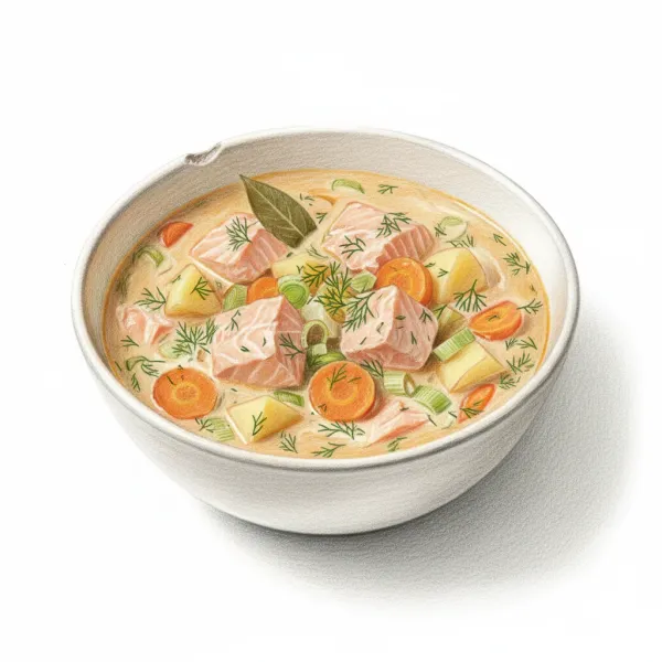 Sopa de salmão